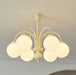 Cream Glass Sphere Chandelier - DWHOME