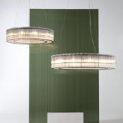 Glass Tube Ring Chandelier-DWHOME