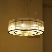 Glass Tube Ring Chandelier-DWHOME
