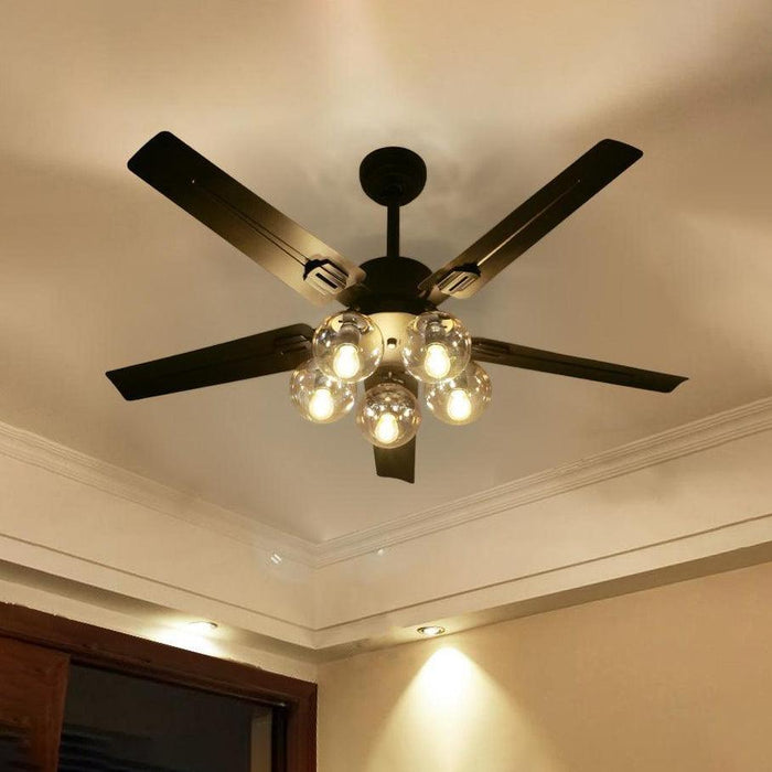 Black Vintage Ceiling Fan - DWHOME