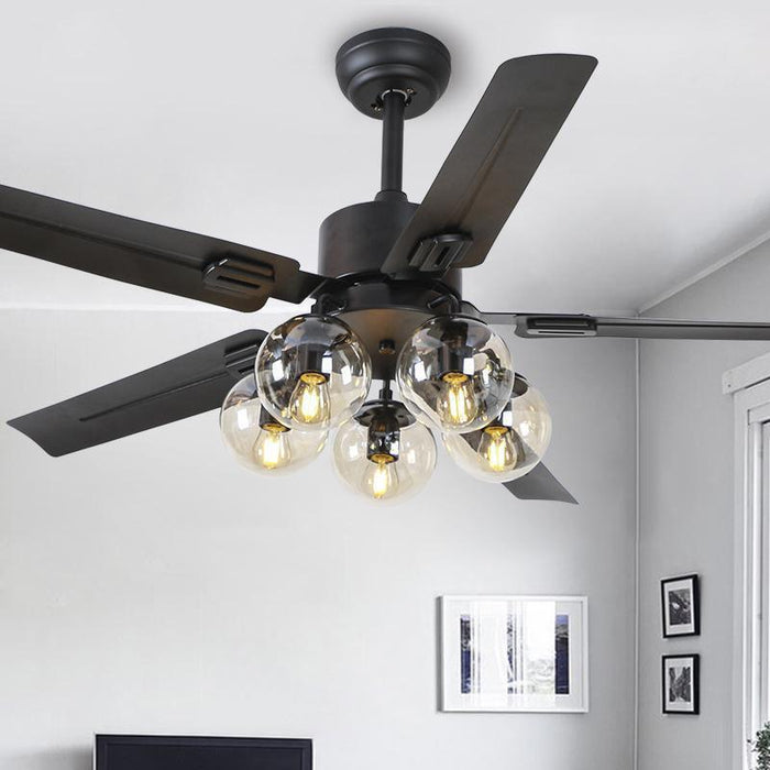 Black Vintage Ceiling Fan - DWHOME