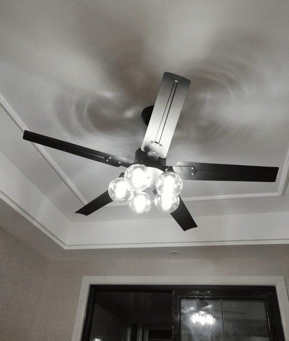 Black Vintage Ceiling Fan - DWHOME