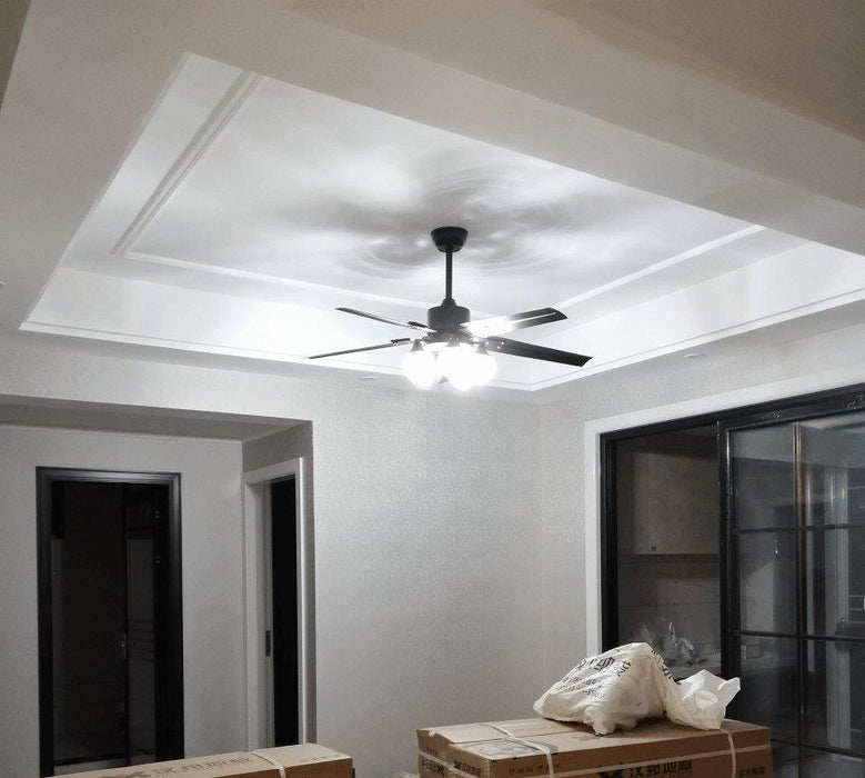 Black Vintage Ceiling Fan - DWHOME