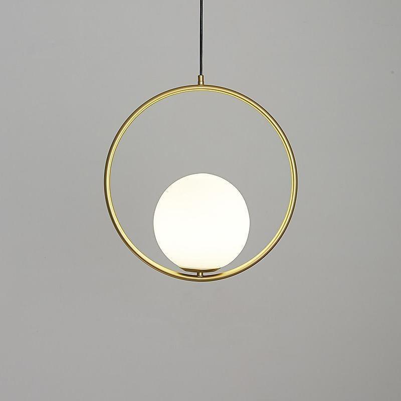 Mila Brass Pendant Swag Light-DWHOME