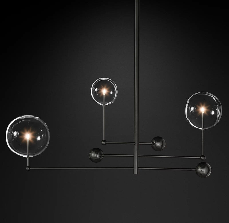 Glass Globe Mobile Chandelier-DWHOME