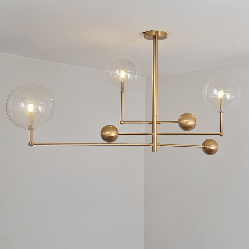 Glass Globe Mobile Chandelier-DWHOME