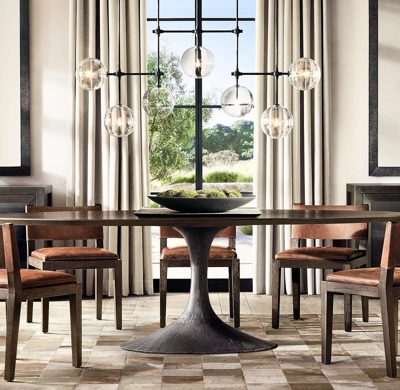 Glass Globe Mobile Chandelier-DWHOME