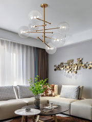 Glass Globe Mobile Chandelier-DWHOME