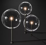 Glass Globe Mobile Chandelier-DWHOME