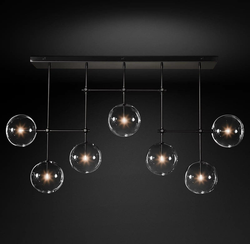 Glass Globe Mobile Chandelier-DWHOME