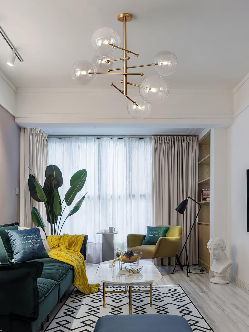 Glass Globe Mobile Chandelier-DWHOME