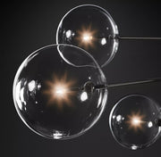 Glass Globe Mobile Chandelier-DWHOME