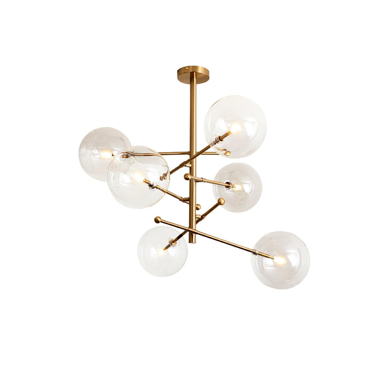 Glass Globe Mobile Chandelier-DWHOME