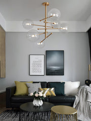 Glass Globe Mobile Chandelier-DWHOME
