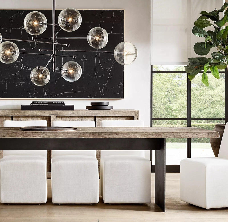 Glass Globe Mobile Chandelier-DWHOME