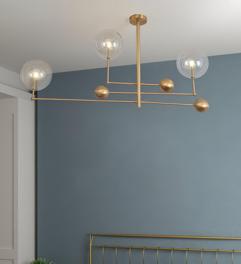 Glass Globe Mobile Chandelier-DWHOME