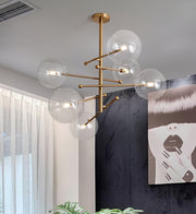 Glass Globe Mobile Chandelier-DWHOME