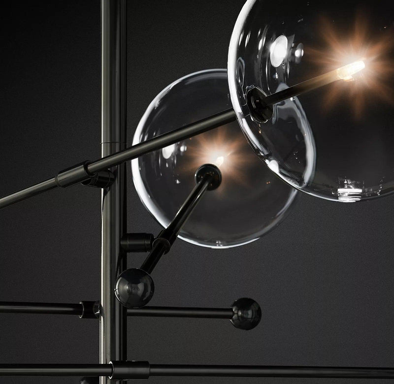 Glass Globe Mobile Chandelier-DWHOME