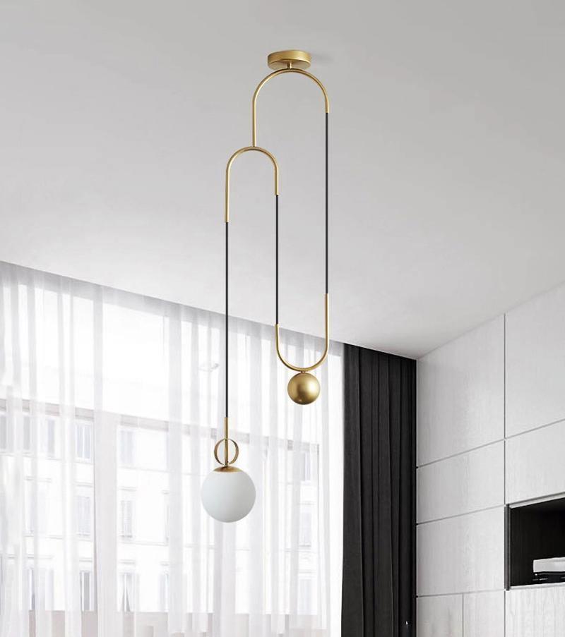 Glass Ball Pendant Lamp-DWHOME