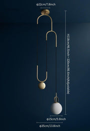 Glass Ball Pendant Lamp-DWHOME