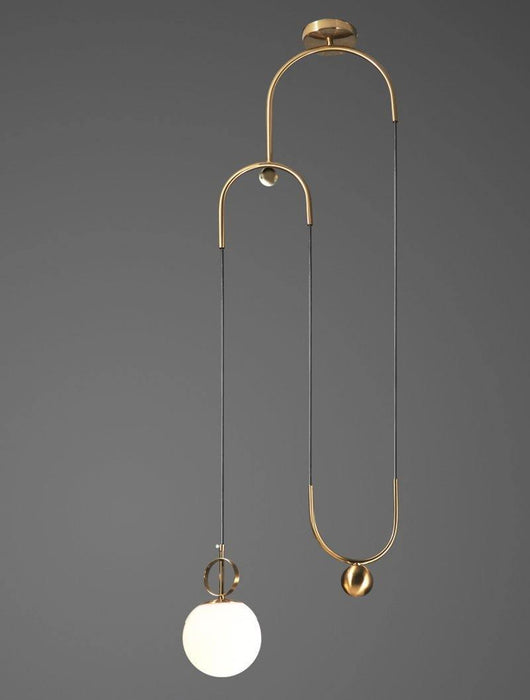 Glass Ball Pendant Lamp.