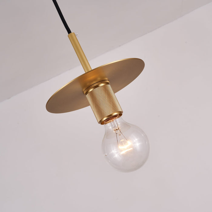 Gleam Brass Pendant Light-DWHOME
