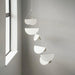 White Glider Minimalist Line Pendant Light.