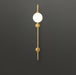 Globe Brass Wall Sconce.