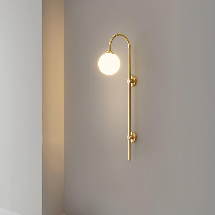 Globe Brass Wall Sconce - DWHOME