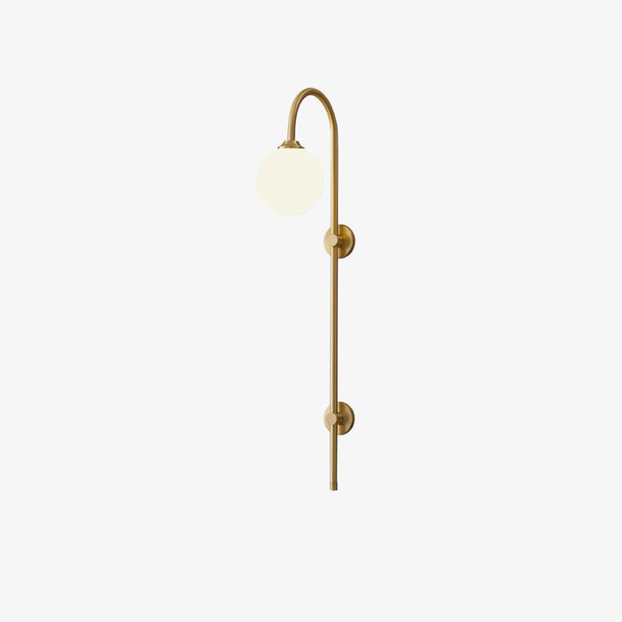 Globe Brass Wall Sconce