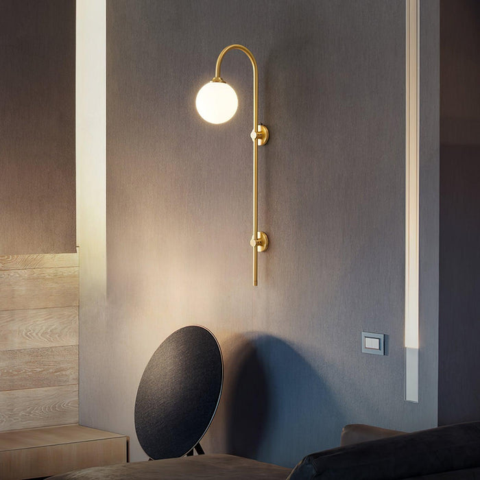 Globe Brass Wall Sconce - DWHOME