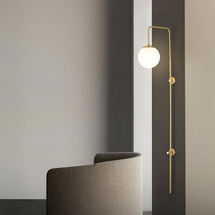 Globe Brass Wall Sconce - DWHOME