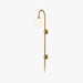 Globe Brass Plug-in Wall Sconce - DWHOME