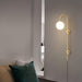 Globe Brass Plug-in Wall Sconce.