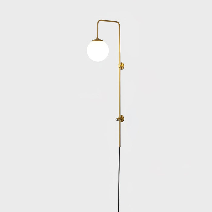 Globe Brass Wall Sconce - Vakkerlight