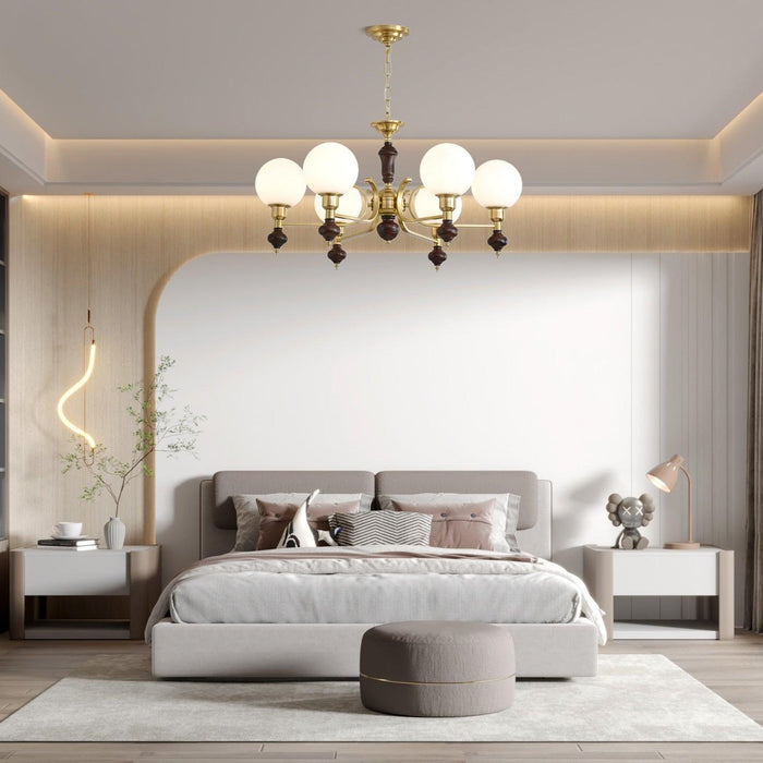 Globe Orb Chandelier-DWHOME