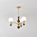 Globe Orb Wood Chandelier-DWHOME