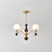 Globe Orb Wood Chandelier-DWHOME