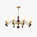 Globe Orb Wood Chandelier-DWHOME