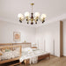 Globe Orb Wood Chandelier-DWHOME