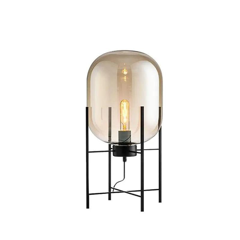Glowlia Glass Shade Floor Lamp-DWHOME