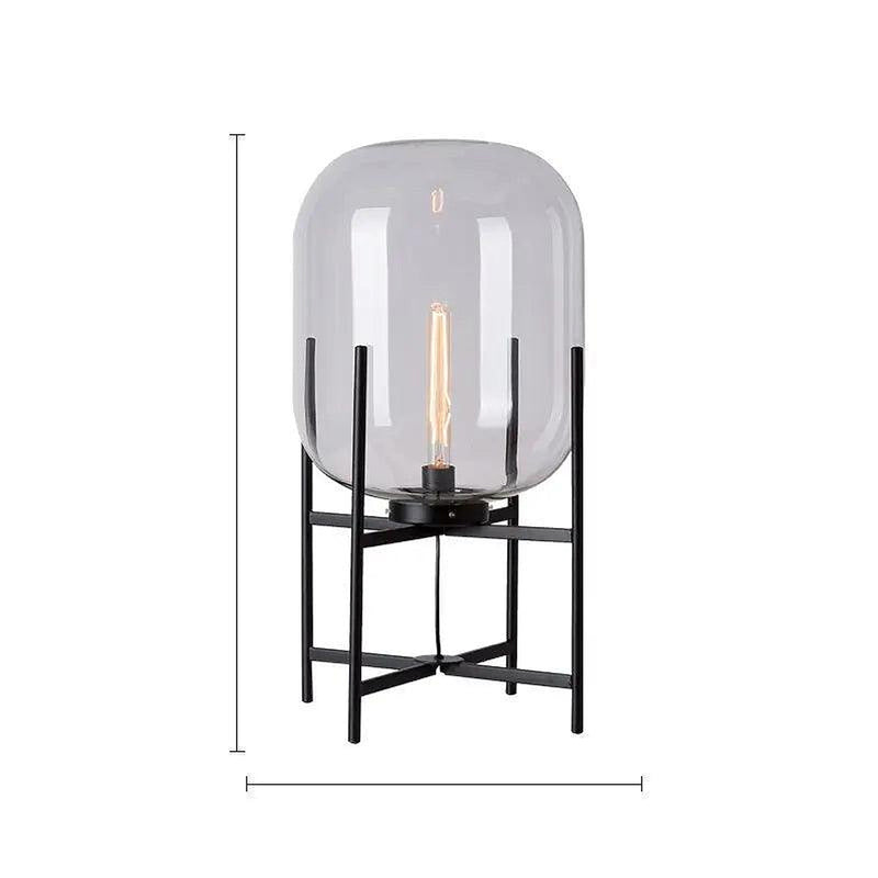 Glowlia Glass Shade Floor Lamp-DWHOME
