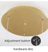 Chandelier LED en acrylique doré pour cage d'escalier, escalier - DWHOME