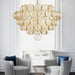Gold Clear Glass Globe Pendant Light-DWHOME