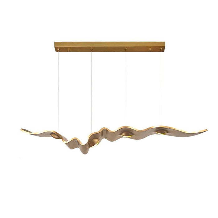 Gold Ribbon Chandelier-DWHOME
