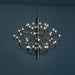 Gino Sarfatti Style Led Pendant Chandelier Black/Silver/Gold.