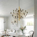 Gino Sarfatti Style Led Pendant Chandelier Black/Silver/Gold.