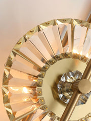 Crystal Gear Gold Wall Light-DWHOME