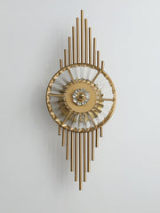 Crystal Gear Gold Wall Light-DWHOME
