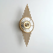 Crystal Gear Gold Wall Light-DWHOME